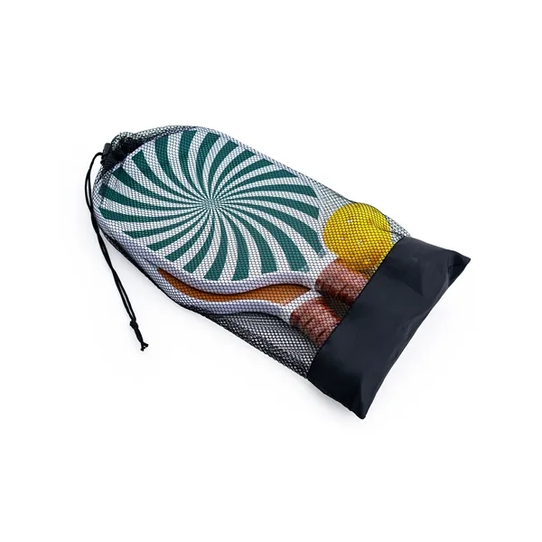 High-quality Pickleball Set featuring two fiberglass paddles with vibrant, edge-to-edge, full-color... from ASI 45657 Pop! Promos