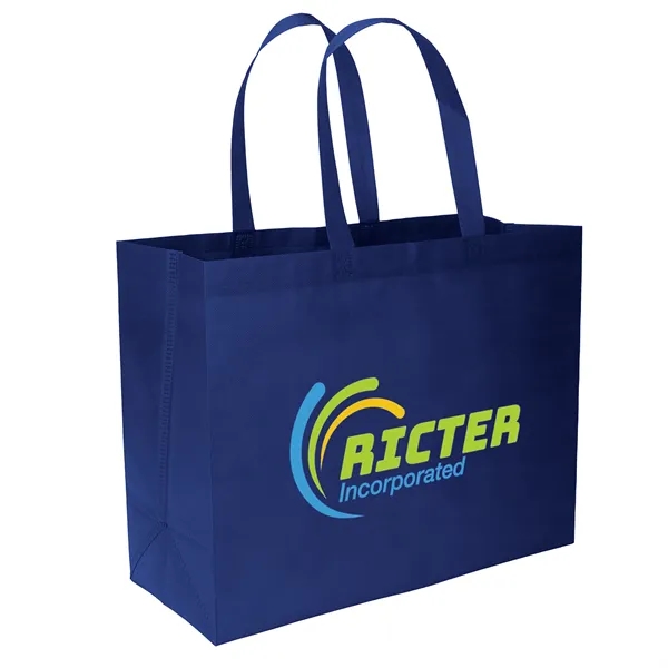 Economical non-woven Value™ Budget Tote features heat-sealed handles... from ASI 37940 Bag Makers Inc