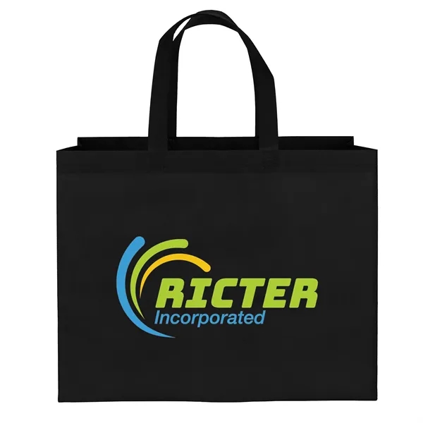 Economical non-woven Value™ Budget Tote features heat-sealed handles... from ASI 37940 Bag Makers Inc