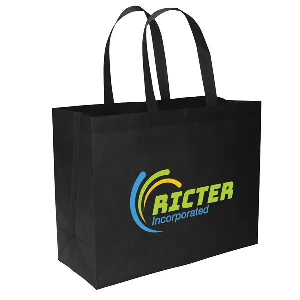 Economical non-woven Value™ Budget Tote features heat-sealed handles... from ASI 37940 Bag Makers Inc