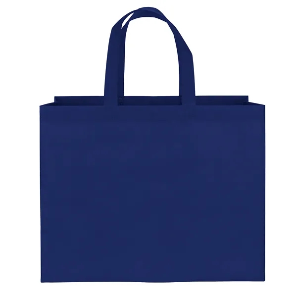 Economical non-woven Value Budget Tote features heat-sealed handles.... from ASI 37940 Bag Makers Inc