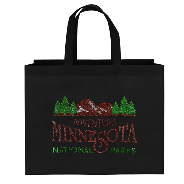 Economical non-woven Value Budget Tote features heat-sealed handles.... from ASI 37940 Bag Makers Inc