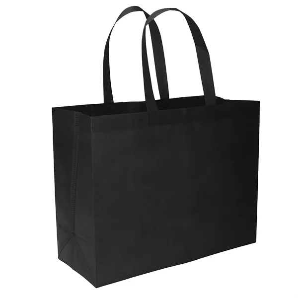 Economical non-woven Value Budget Tote features heat-sealed handles.... from ASI 37940 Bag Makers Inc