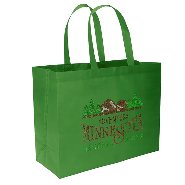 Economical non-woven Value Budget Tote features heat-sealed handles.... from ASI 37940 Bag Makers Inc