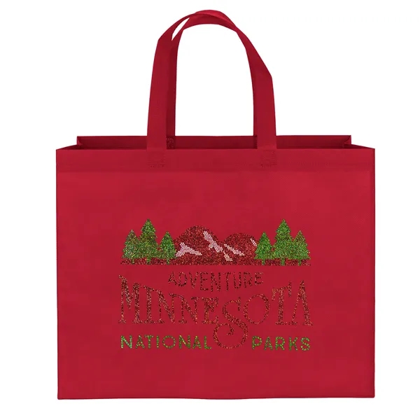 Economical non-woven Value Budget Tote features heat-sealed handles.... from ASI 37940 Bag Makers Inc