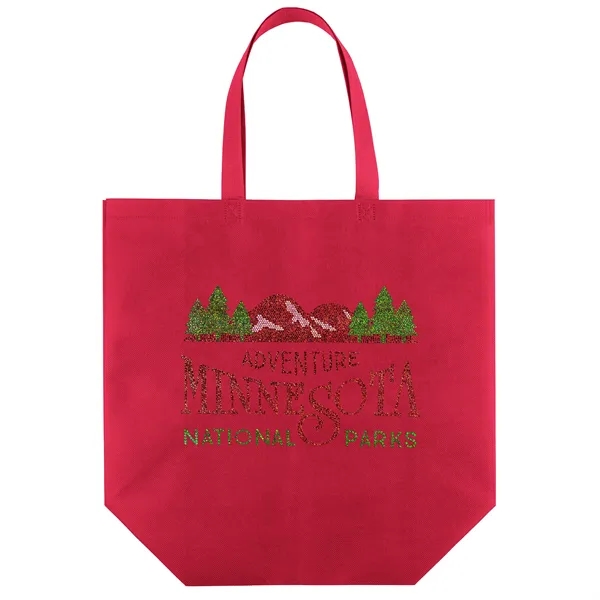 Economical non-woven Value Budget Tote features heat-sealed handles.... from ASI 37940 Bag Makers Inc