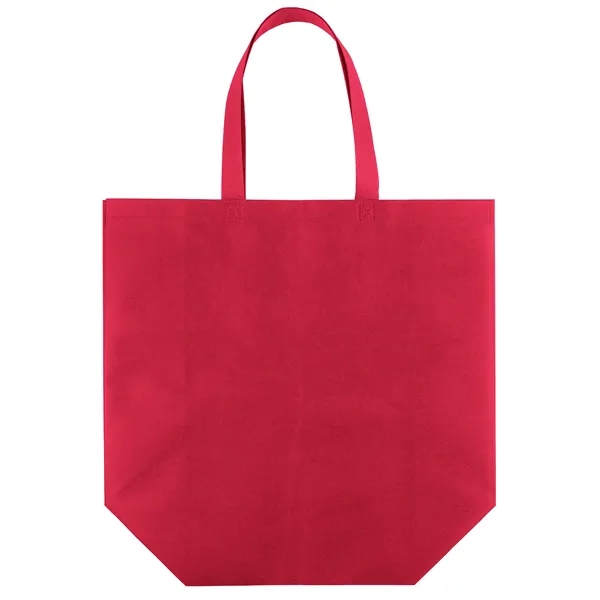 Economical non-woven Value Budget Tote features heat-sealed handles.... from ASI 37940 Bag Makers Inc