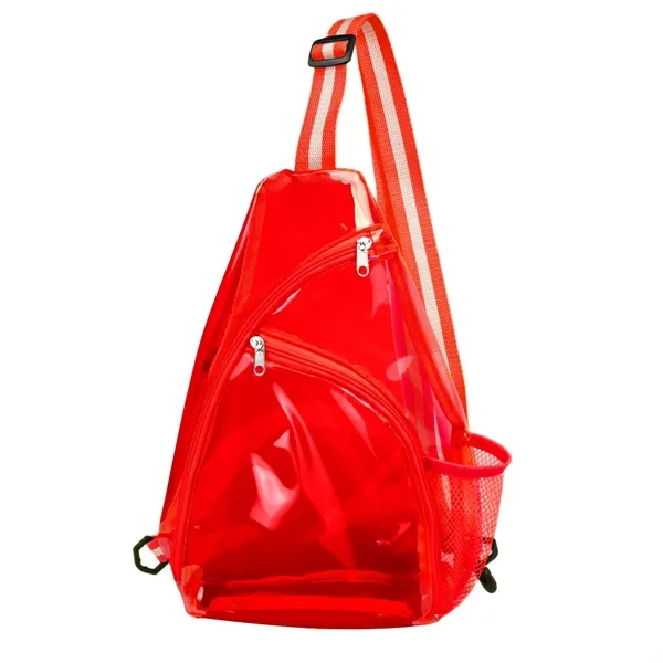 Clear Sling Bag Backpack. 100% BPA and PVC Free.... from ASI 90859 Tempo Industries Inc / Tempo Tempoline