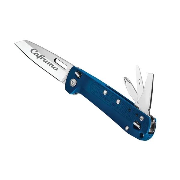This Multi-tool Knife from the Leatherman Free series, makes for the... from ASI 46170 Compass Industries Inc