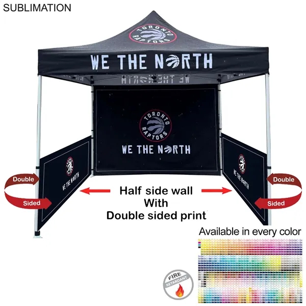 Half Side Wall for 10x10 Tent Kit, Sublimated, Double Sided Print... from ASI 53509 FIEL-Fairdeal Import & Export / FIEL