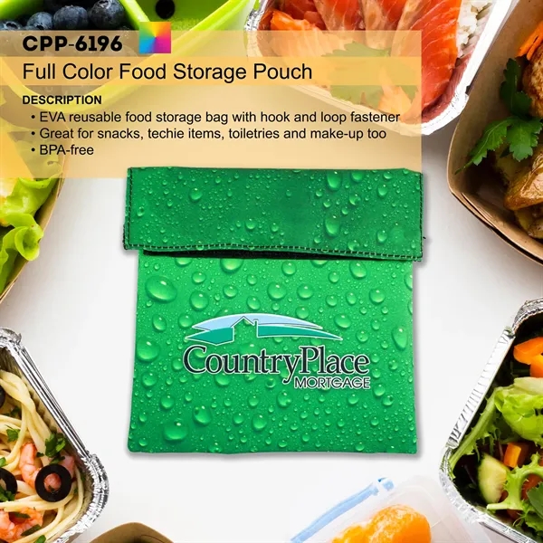 Full Color Food Storage Pouch... from ASI 30208 A P Specialties / AP Specialties