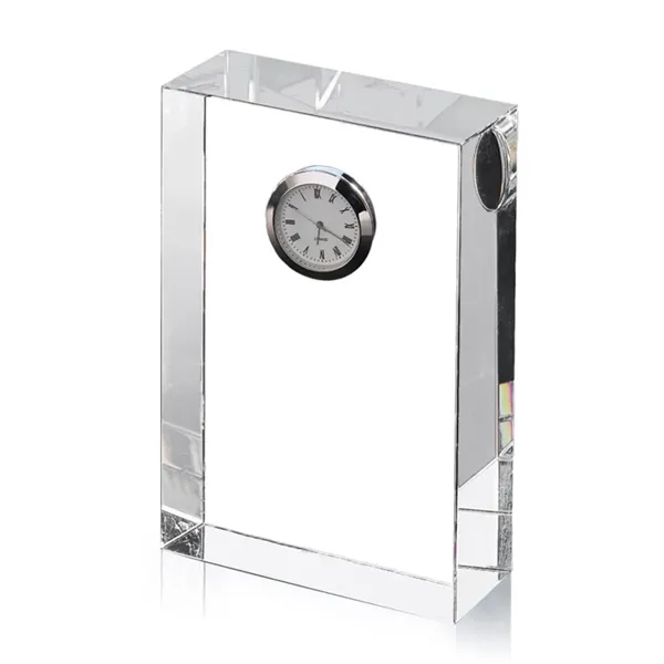 Clock Award- Optical 3" x 4".... from ASI 84592 St Regis Group / St Regis