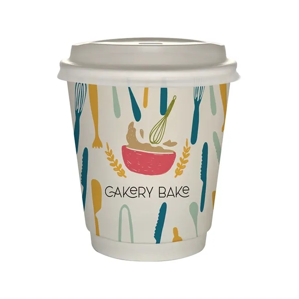 10 oz Full Color Paper Cup With Lid... from ASI 30208 A P Specialties / AP Specialties