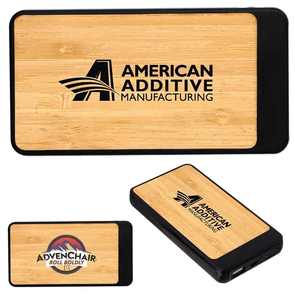 UL BAMBOO HIGH DENSITY RAV POWER BANK... from ASI 30208 A P Specialties / AP Specialties