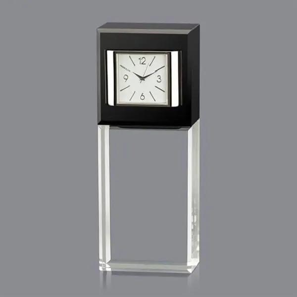 Domenica Clock - Optical/Black 6 1/2"... from ASI 84592 St Regis Group