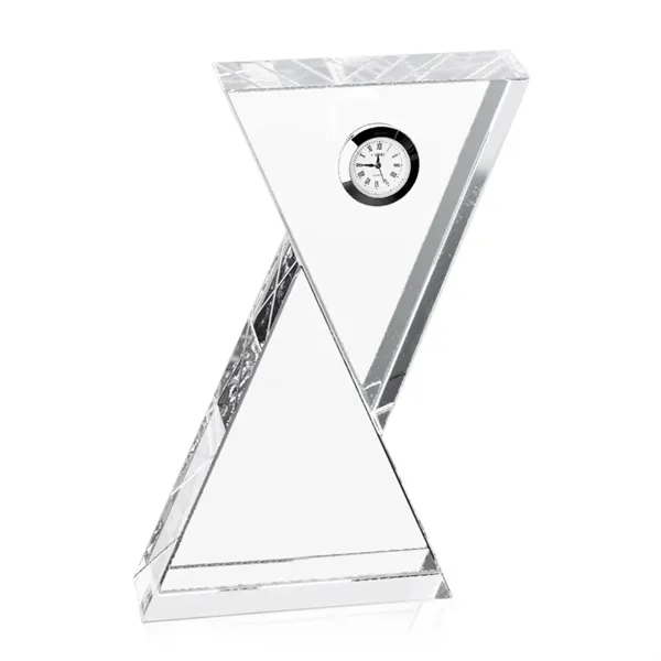Clock Award- Optical 5" x 7".... from ASI 84592 St Regis Group / St Regis