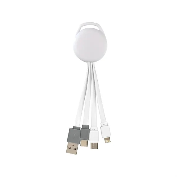 FULL COLOR VIVID DUAL INPUT 3-IN-1 CHARGING CABLE... from ASI 30208 A P Specialties / AP Specialties