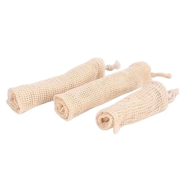 100% cotton mesh reusable bag plus 1c1p silkscreen imprint on sew-in... from ASI 37218 Athena Promo (tm)