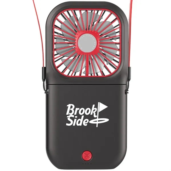 3,000mAh power bank with foldable neck fan.... from ASI 39552 BEL Promo