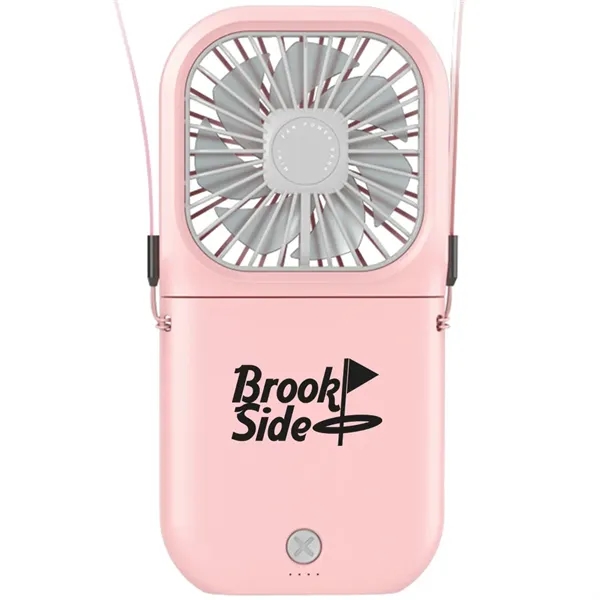 3,000mAh power bank with foldable neck fan.... from ASI 39552 BEL Promo