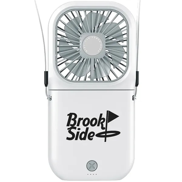 3,000mAh power bank with foldable neck fan.... from ASI 39552 BEL Promo