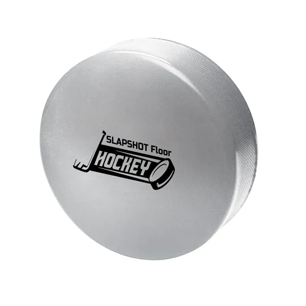 3" squeezable foam hockey puck stress reliever... from ASI 63549 Jornik Manufacturing Corp / Jornik