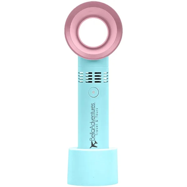 2000mAh portable hand fan with bladeless design, three speeds, flashlight and... from ASI 39552 BEL Promo