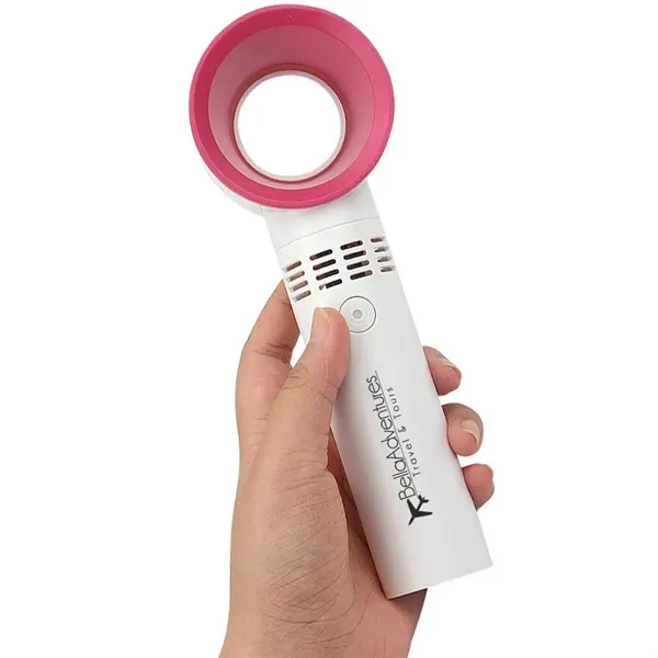 2000mAh portable hand fan with bladeless design, three speeds, flashlight and... from ASI 39552 BEL Promo
