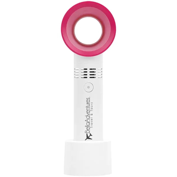 2000mAh portable hand fan with bladeless design, three speeds, flashlight and... from ASI 39552 BEL Promo