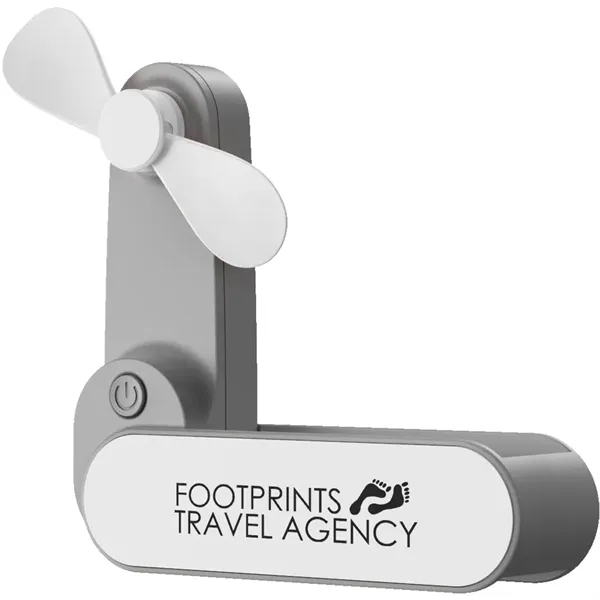 Rechargeable folding fan with flashlight function.... from ASI 39552 BEL Promo