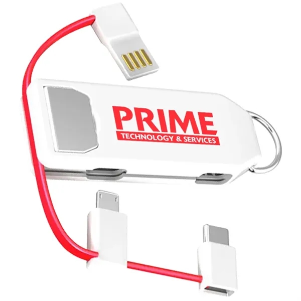 3-in-1 USB cable phone holder with keychain.... from ASI 39552 BEL Promo