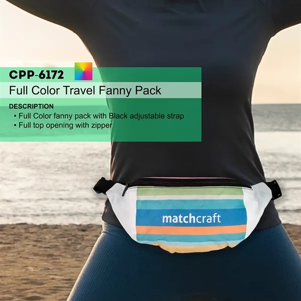 Full Colors Travel Fanny Pack... from ASI 30208 A P Specialties / AP Specialties