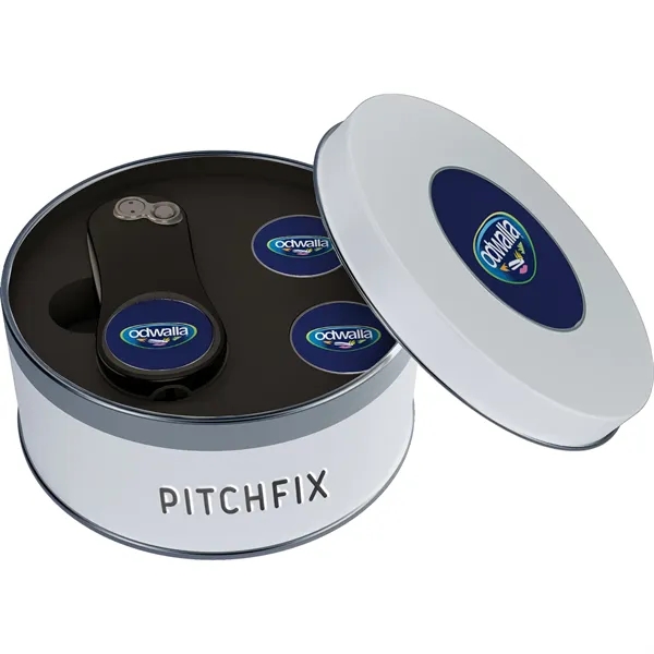 Divot with ABS handles, pencil sharpener, two ball markers, and tin.... from ASI 57653 Gold Bond