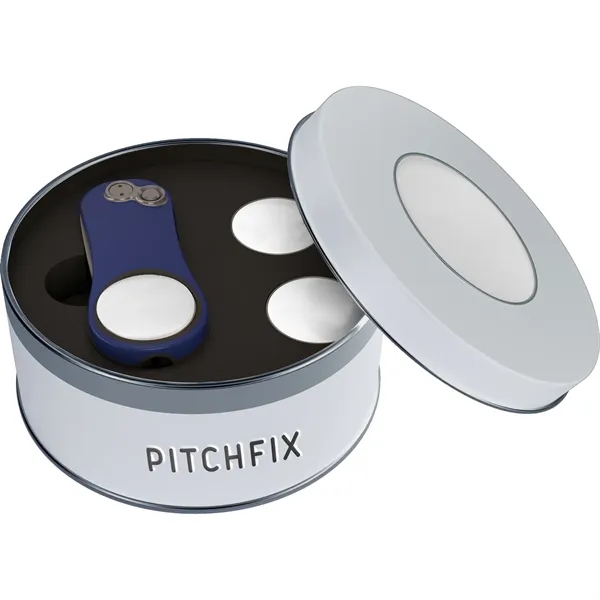 Divot with ABS handles, pencil sharpener, two ball markers, and tin.... from ASI 57653 Gold Bond