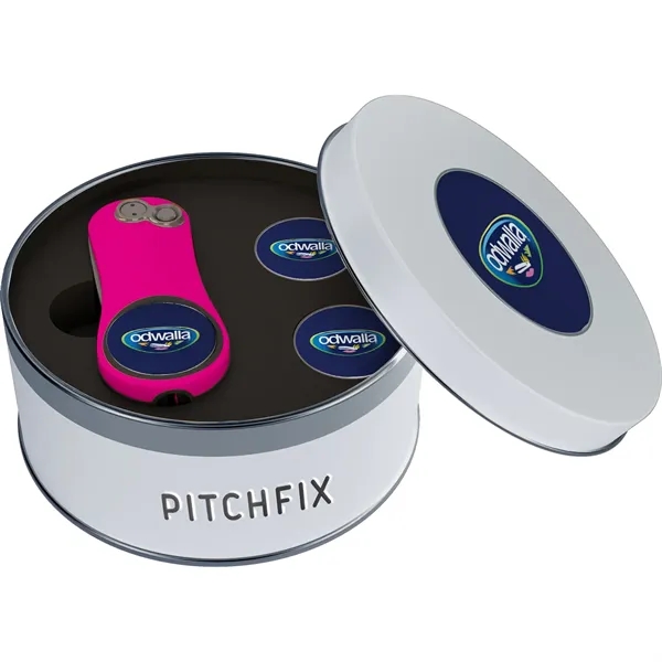 Divot with ABS handles, pencil sharpener, two ball markers, and tin.... from ASI 57653 Gold Bond