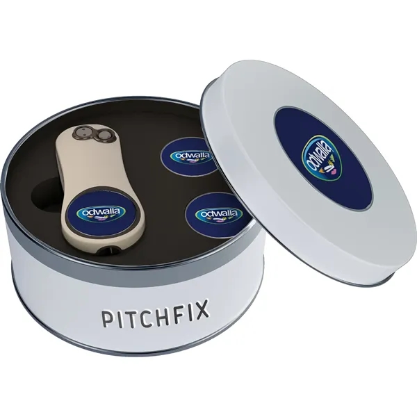 Divot with ABS handles, pencil sharpener, two ball markers, and tin.... from ASI 57653 Gold Bond