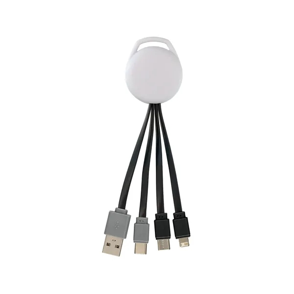 FULL COLOR VIVID DUAL INPUT 3-IN-1 CHARGING CABLE... from ASI 30208 A P Specialties / AP Specialties