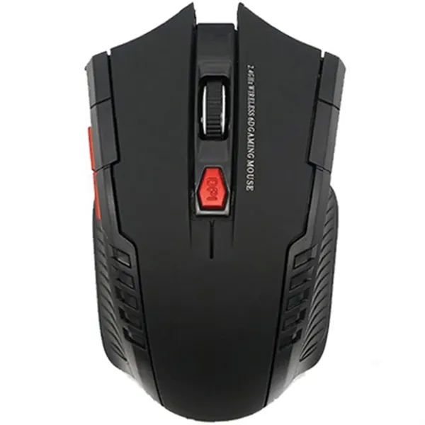 Wireless optical mouse with sculpted design for palm rest grip.... from ASI 39552 BEL Promo