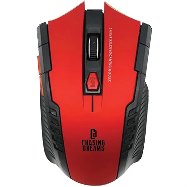 Wireless optical mouse with sculpted design for palm rest grip.... from ASI 39552 BEL Promo