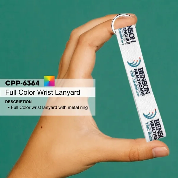 Full Color Wrist Lanyard... from ASI 30208 A P Specialties / AP Specialties
