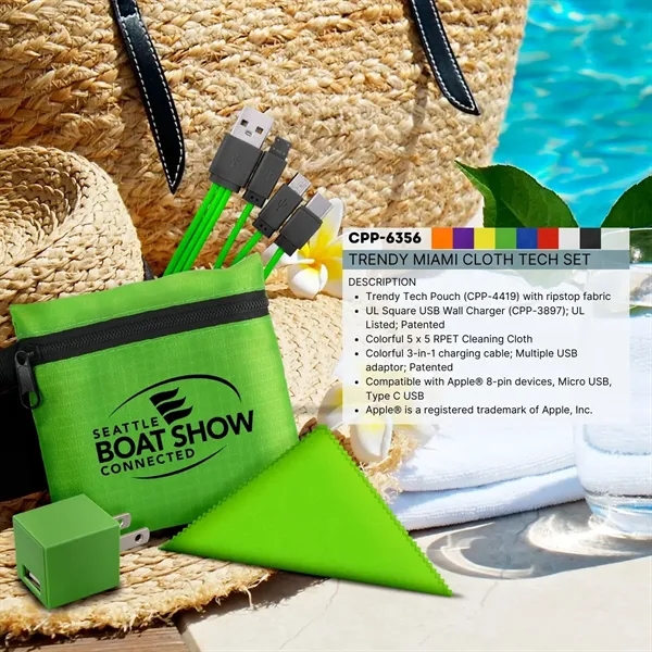 TRENDY MIAMI CLOTH TECH SET... from ASI 30208 A P Specialties / AP Specialties