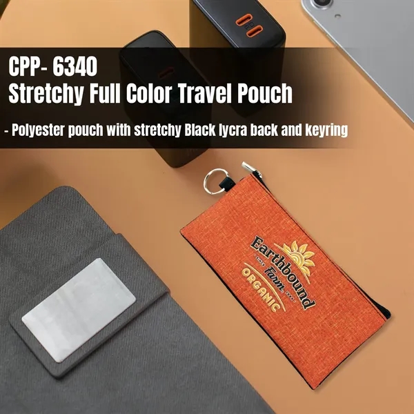 Stretchy Full Color Travel Pouch... from ASI 30208 A P Specialties / AP Specialties