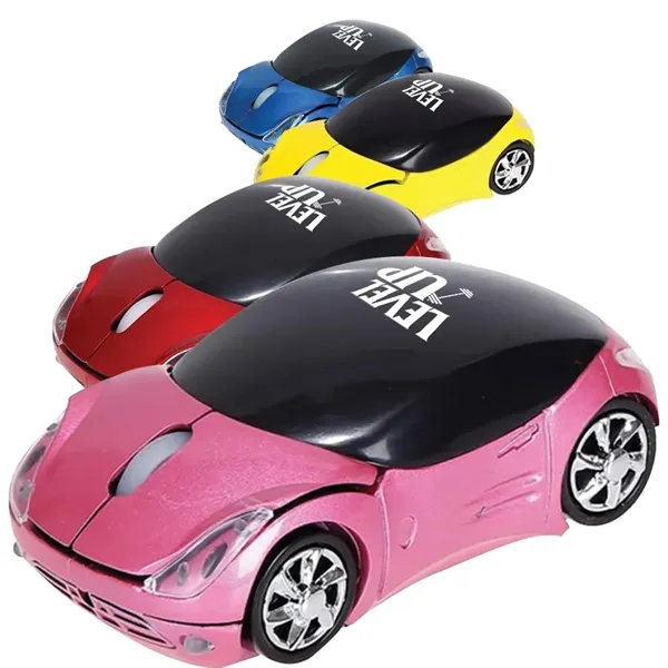Sports car shaped, wireless optical mouse.... from ASI 39552 BEL Promo