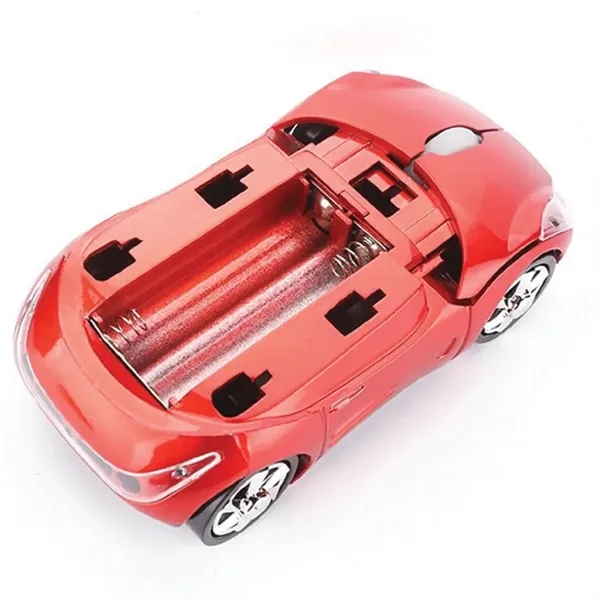 Sports car shaped, wireless optical mouse.... from ASI 39552 BEL Promo