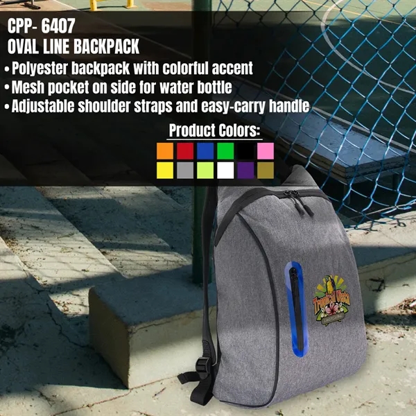 Oval Line Backpack... from ASI 30208 A P Specialties / AP Specialties