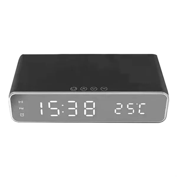 10-watt wireless charger with LED alarm clock.... from ASI 39552 BEL Promo