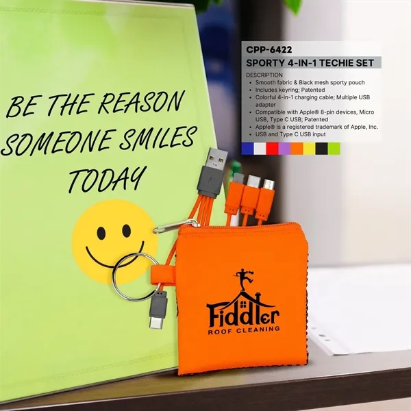 SPORTY 4-IN-1 TECHIE SET... from ASI 30208 A P Specialties / AP Specialties