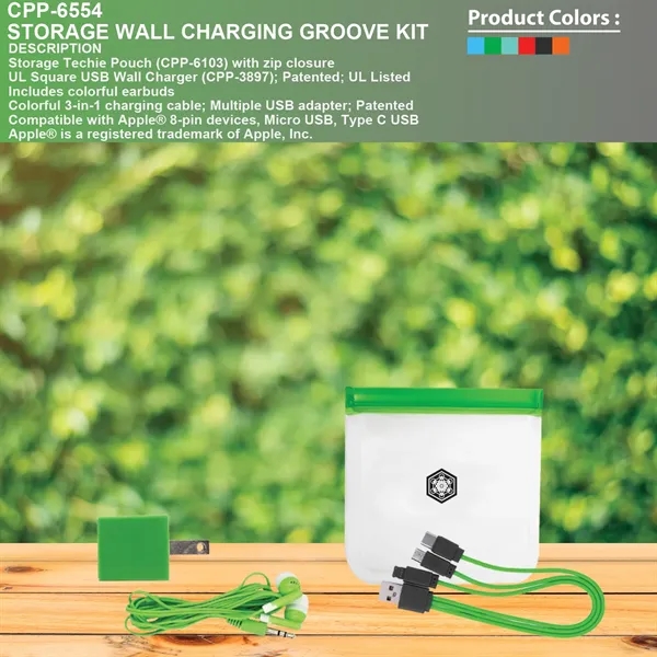 Storage Wall Charging Groove Kit... from ASI 30208 A P Specialties / AP Specialties