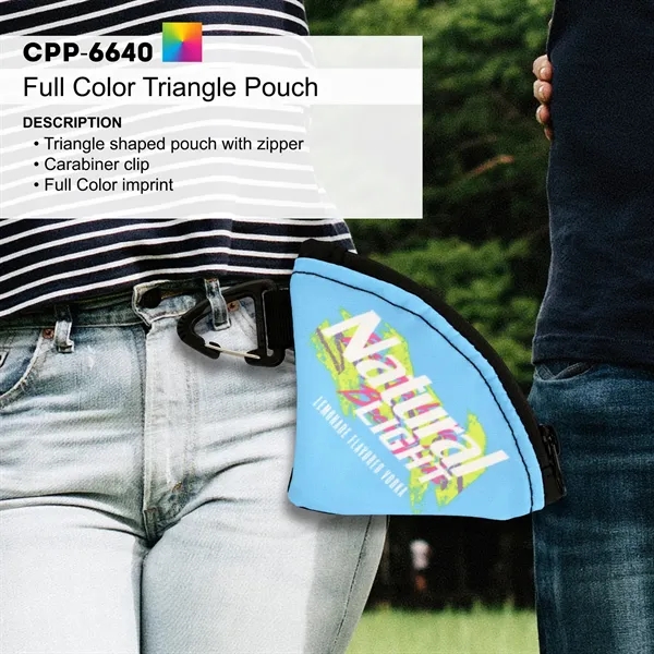 Full Color Triangle Pouch... from ASI 30208 A P Specialties / AP Specialties
