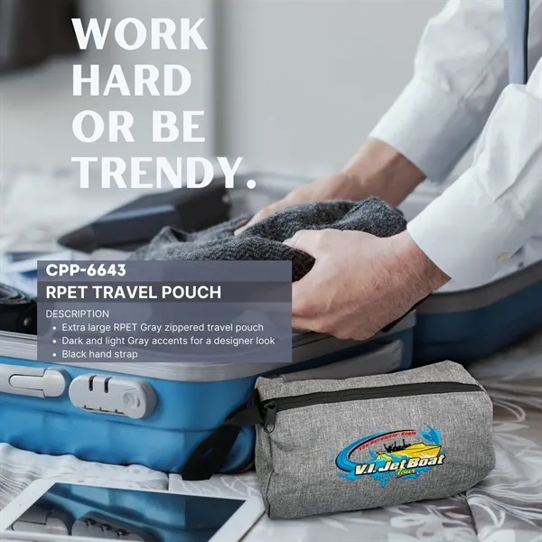 RECYCLED TRAVEL POUCH... from ASI 30208 A P Specialties / AP Specialties